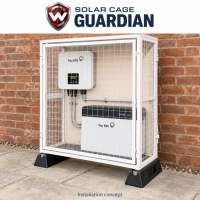 Solar-Cage (TM) GUARDIAN A1 - Freestanding cage for Solar Installations
